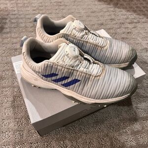 adidas gazelle silver green womens Adidas Adicross Retro Junior Golf Shoes – Mulligan Golf Point